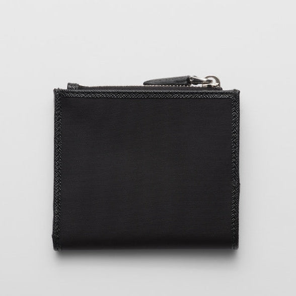 Small black Re-Nylon wallet