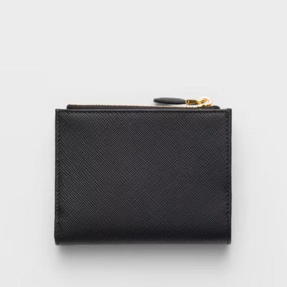 Small Saffiano Black Wallet