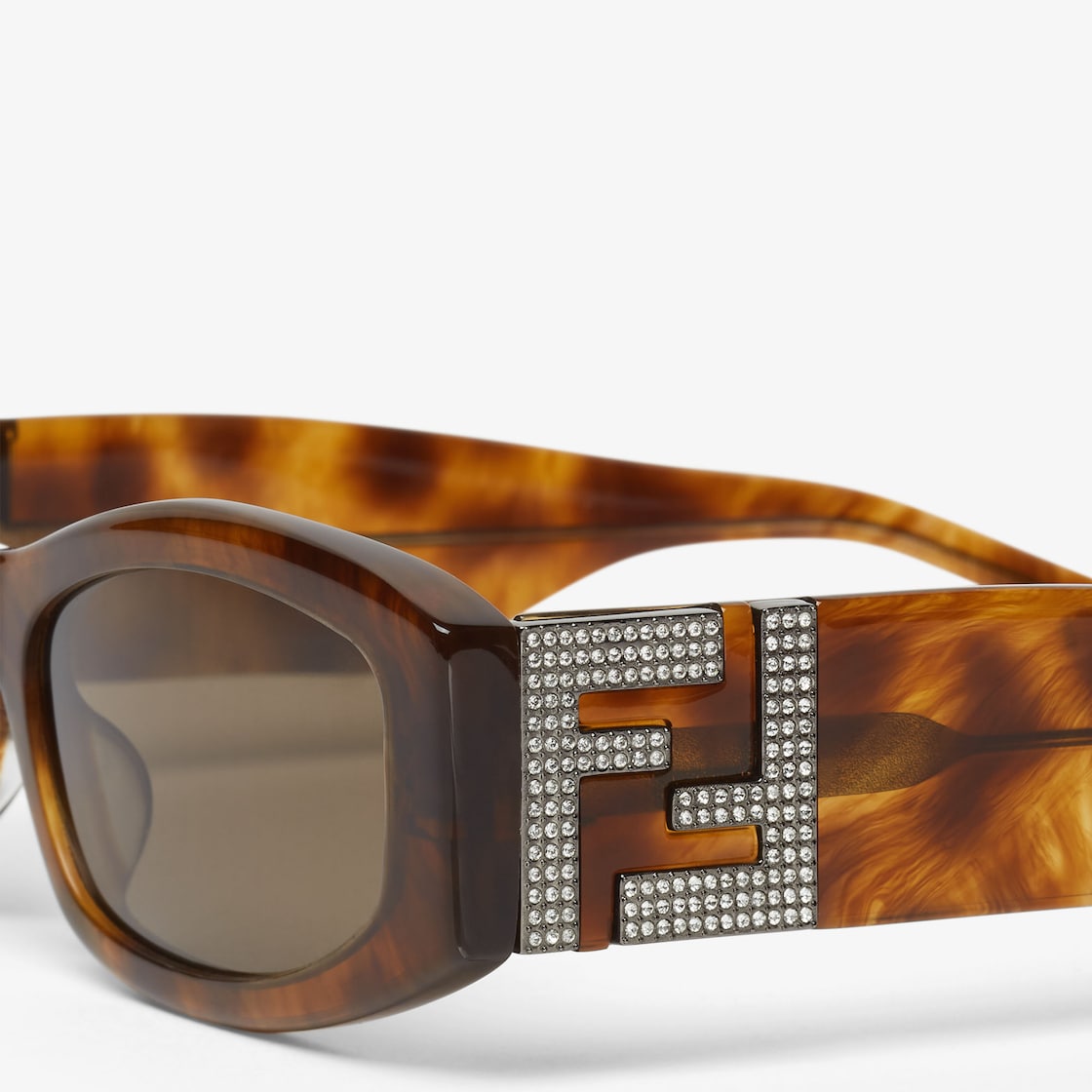 Women's Forever Havana acetate sunglasses