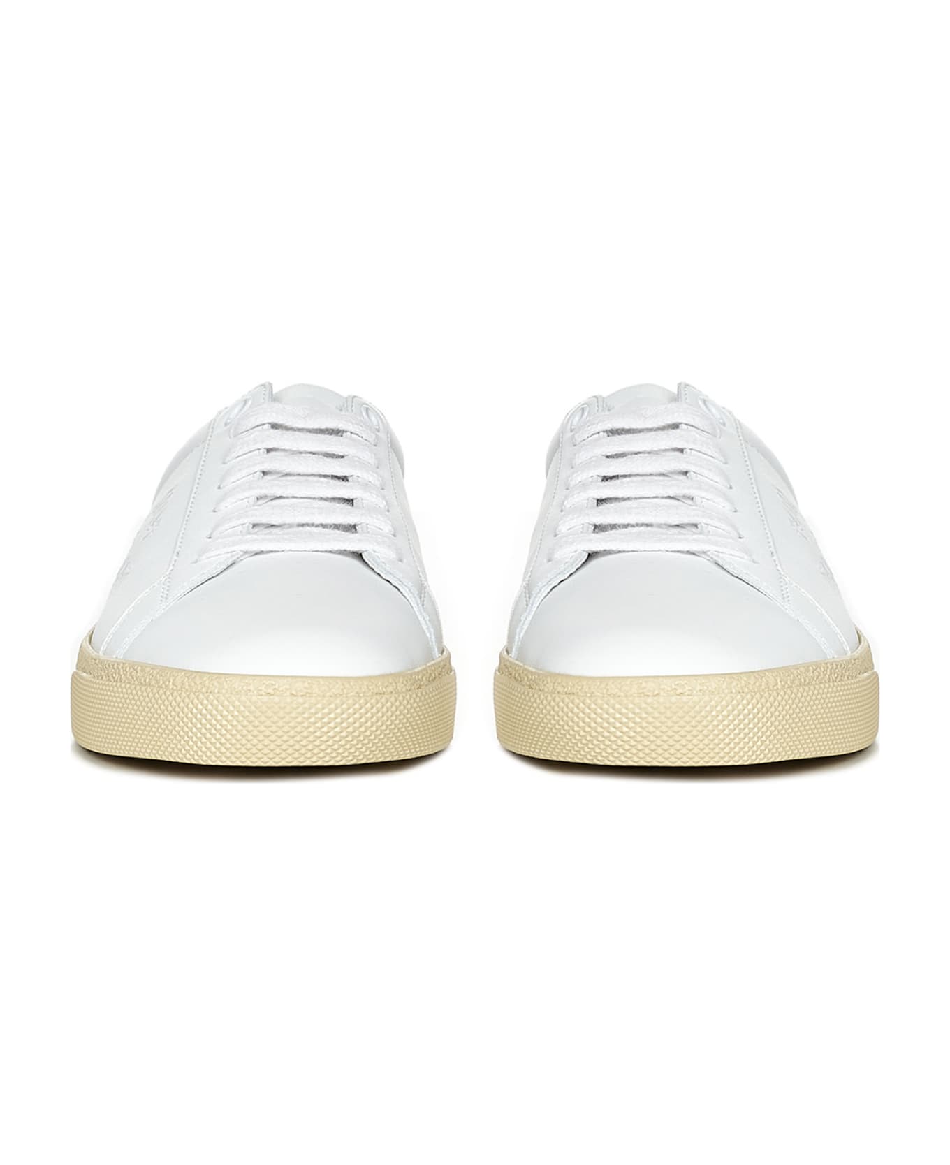 White Court Classic sneakers with leopard heel tab