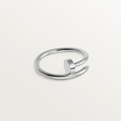 Juste un Clou ring in white gold