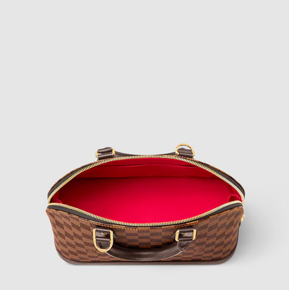 Alma PM Damier Ébène Canvas