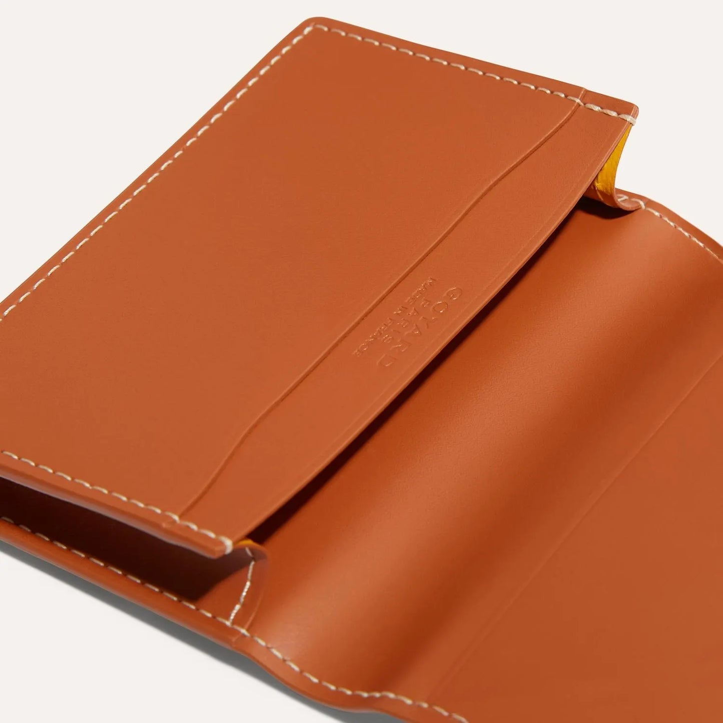 Malesherbes Card Wallet Black & Tan