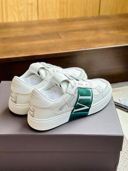 VL7N Sneakers in pelle Bianco/Verde