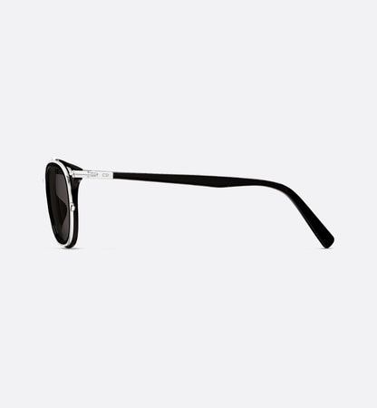 BlackSuit S14I Occhiali da sole neri quadrati in bio-acetato uomo