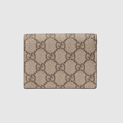 Portacarte GG Marmont Bicolore