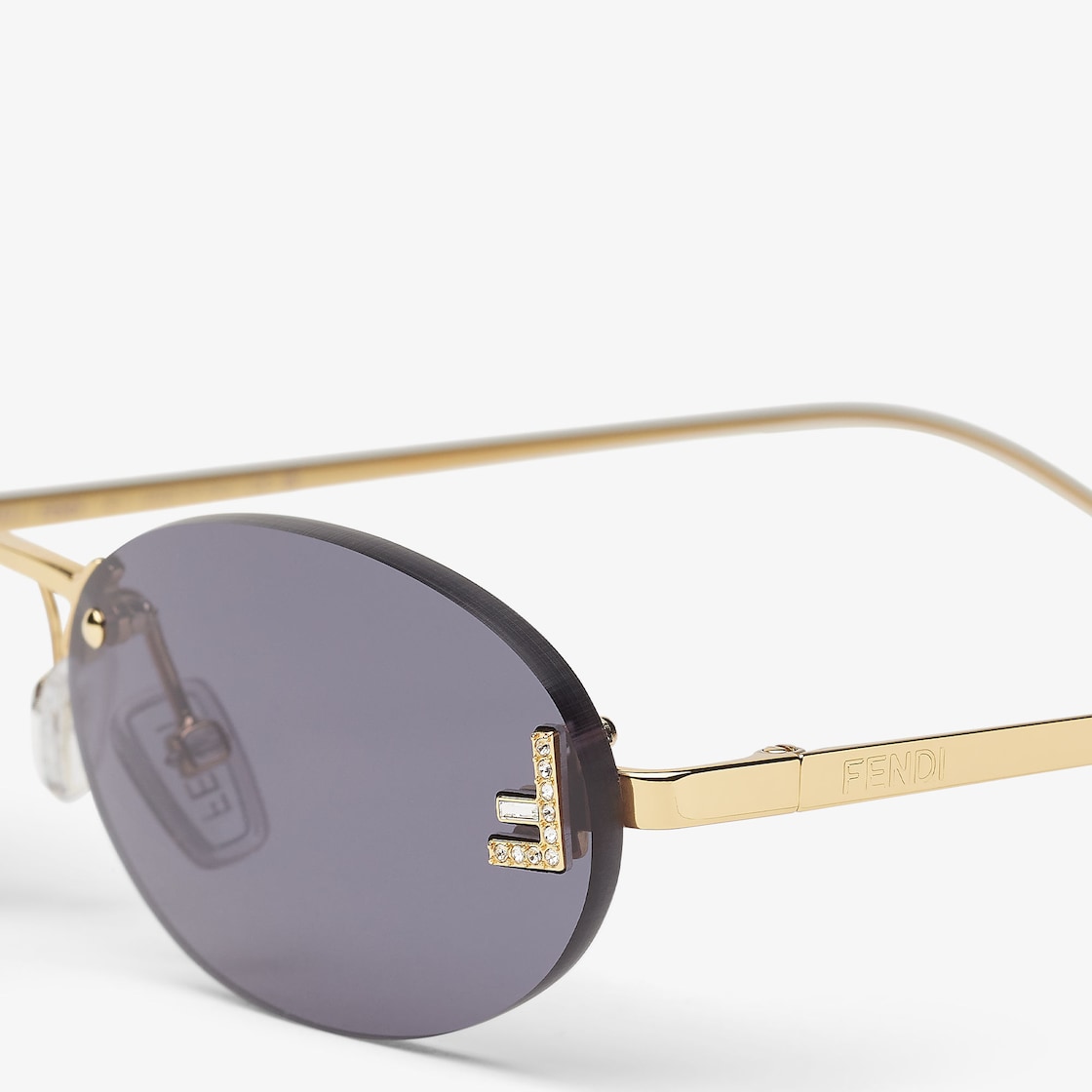 First Crystal Fashion Show women's blue sunglasses