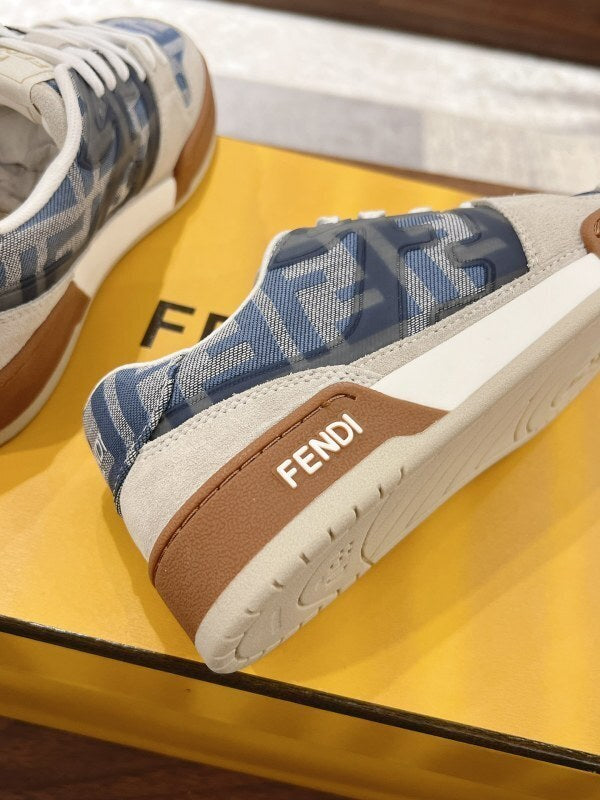 Match Sneakers Blue Suede