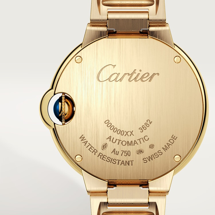Ballon Bleu watch in gold color
