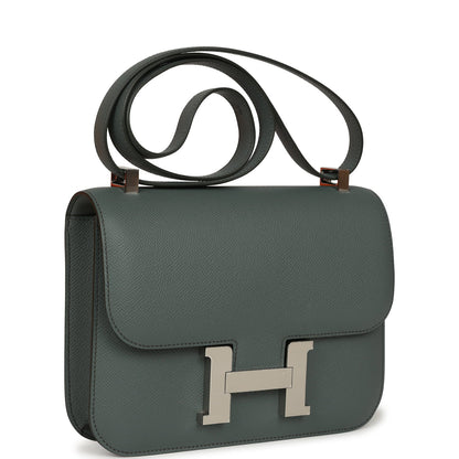 Constance 23 Almond Green Epsom Palladium Hardware