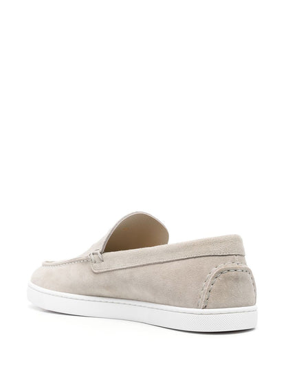 Scarpe da barca in pelle scamosciata Varsiboat beige