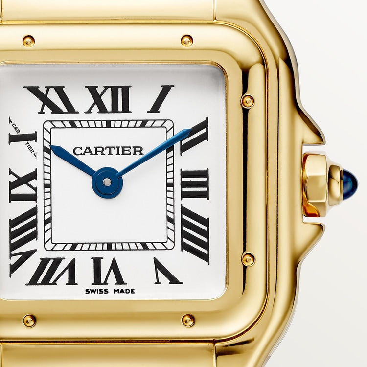 Small model Panthère watch in gold