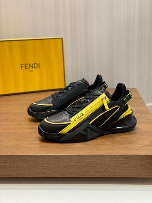 Flow Low-Top-Sneaker schwarz/gelb