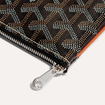 Sénat Mini Pouch Sky Black & Tan