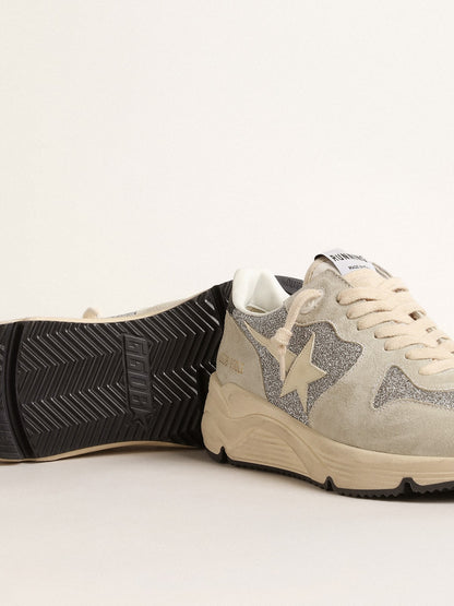 Running Sole impreziosita da cristalli Swarovski e stella avorio