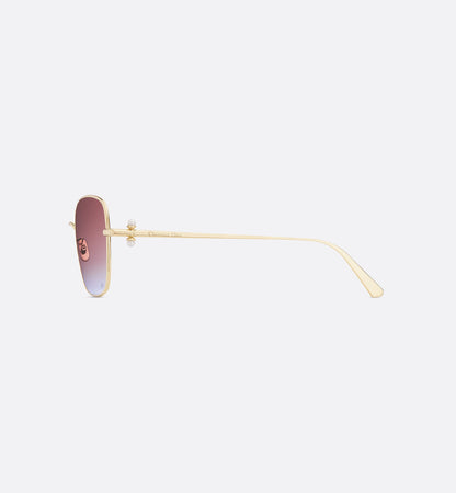 Women's Tribales S1U square sunglasses with brown to indigo gradient