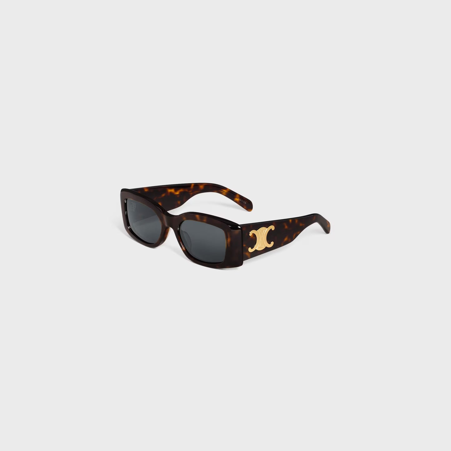 Occhiali da sole Triomphe XL 01 in acetato avana rosso donna