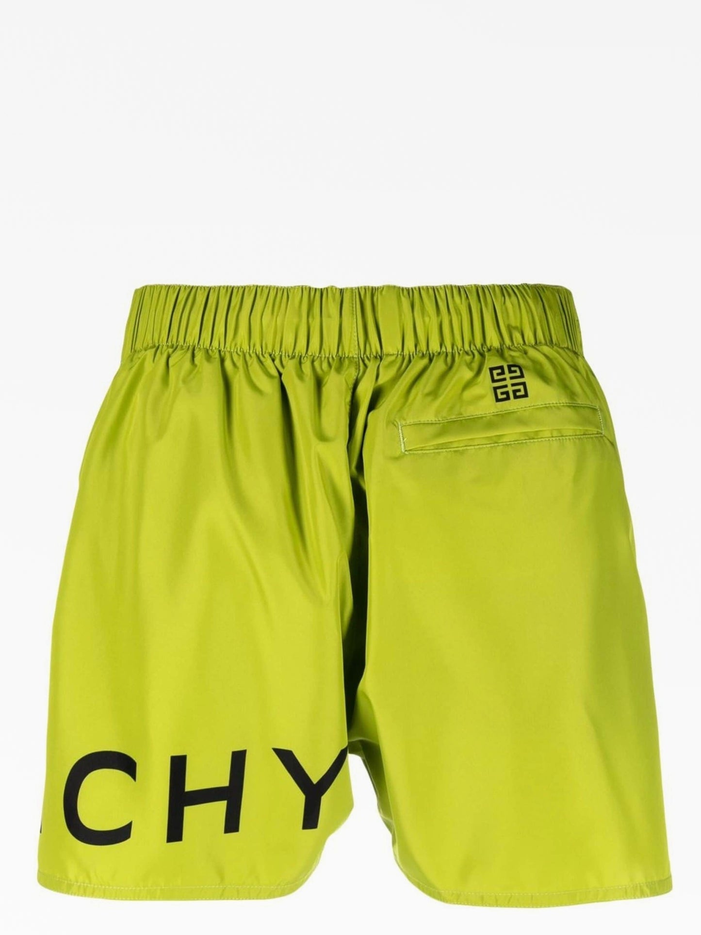 Costume da bagno con logo verde neon