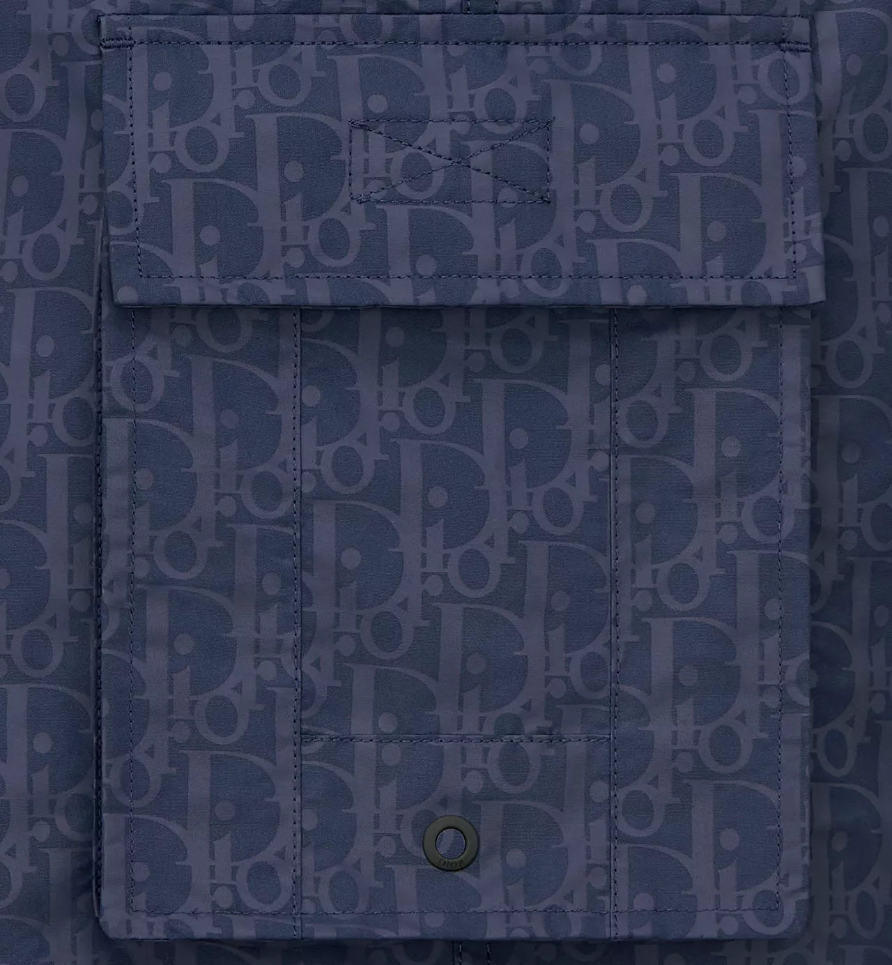 Costume da bagno oblique in tessuto tecnico oblique blu navy