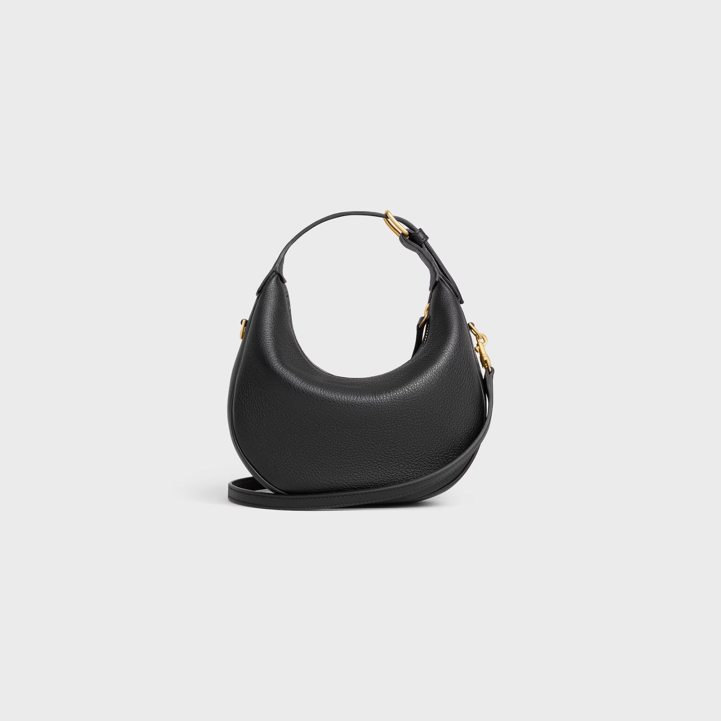 Borsa Lulu Teen in pelle di vitello granata nero