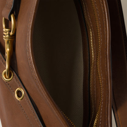 Regular Aventure bag in brown nappa leather