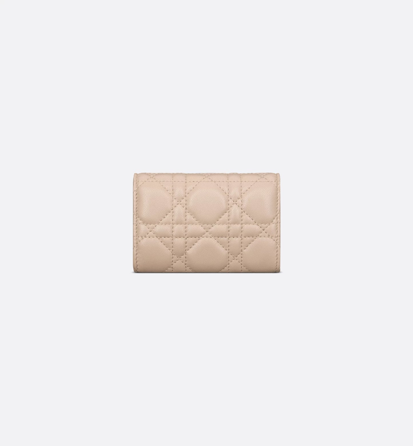 My Glycine Cannage lambskin wallet in powder beige