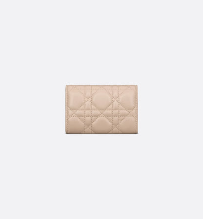 My Glycine Cannage lambskin wallet in powder beige