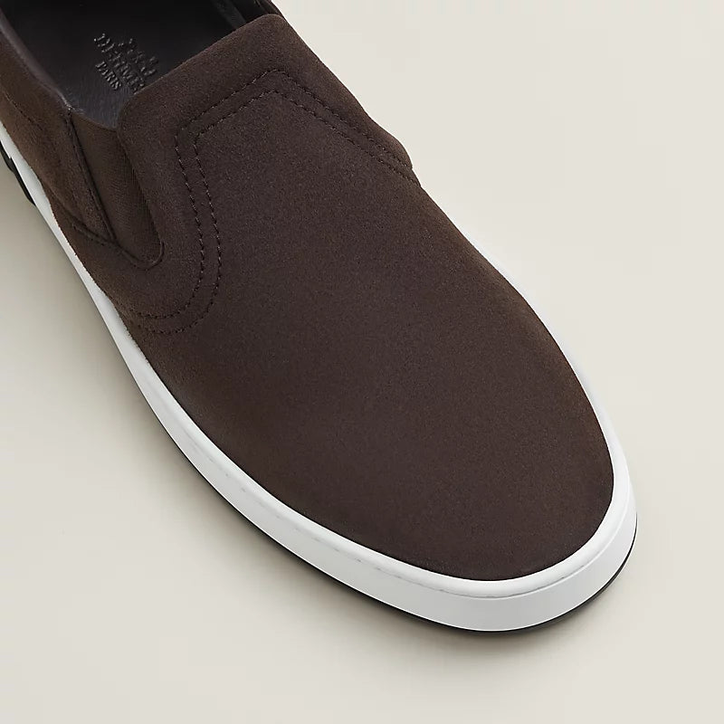 Lucky brown slip-on sneaker