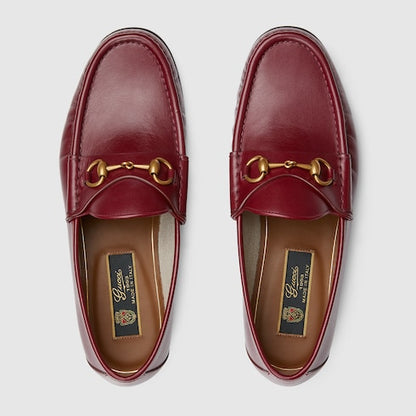 Mocassino GG Horsebit 1953 Rosso Ancora Uomo