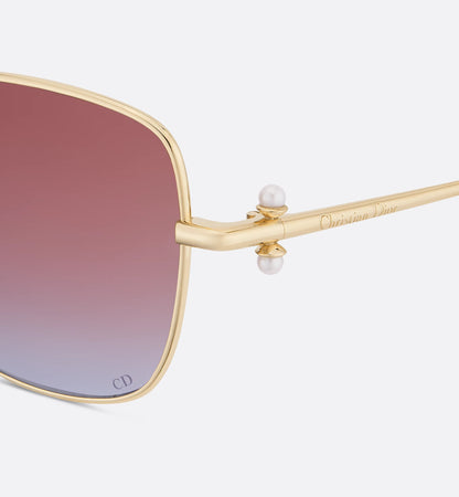 Women's Tribales S1U square sunglasses with brown to indigo gradient