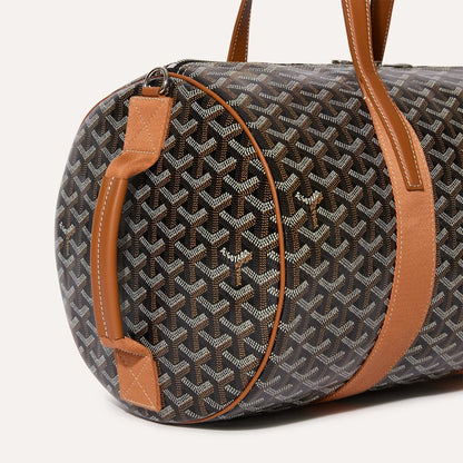 Barrel 40 Sports Bag Black & Tan