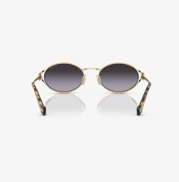 Gold frame sunglasses Gray lenses