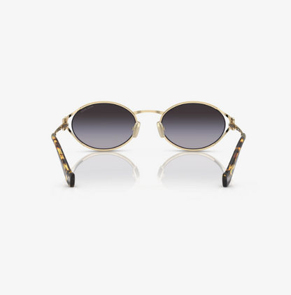 Gold frame sunglasses Gray lenses