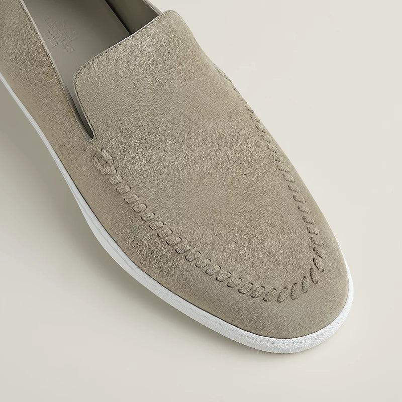Julian beige suede loafers