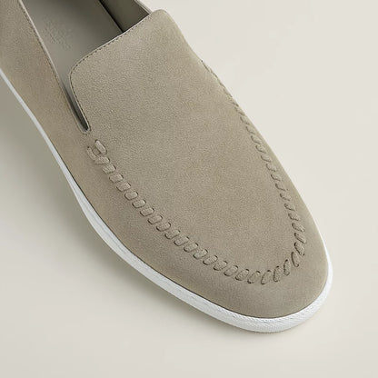 Julian beige suede loafers