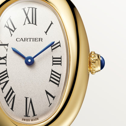 Baignoire watch, small model, gold-colored