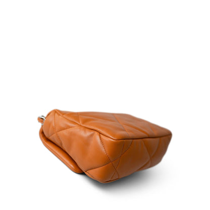 19 Small Caramel Flap Bag
