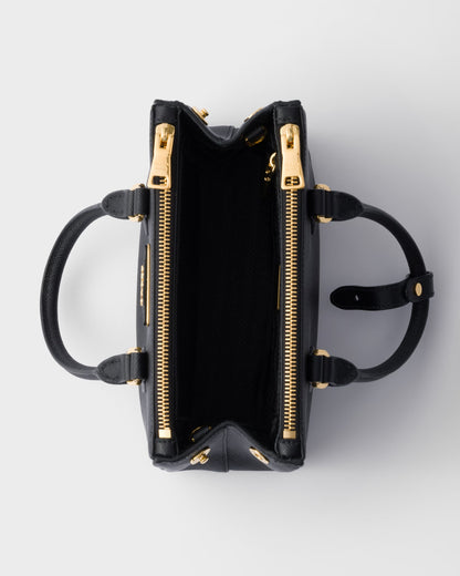 Black Saffiano Galleria mini bag