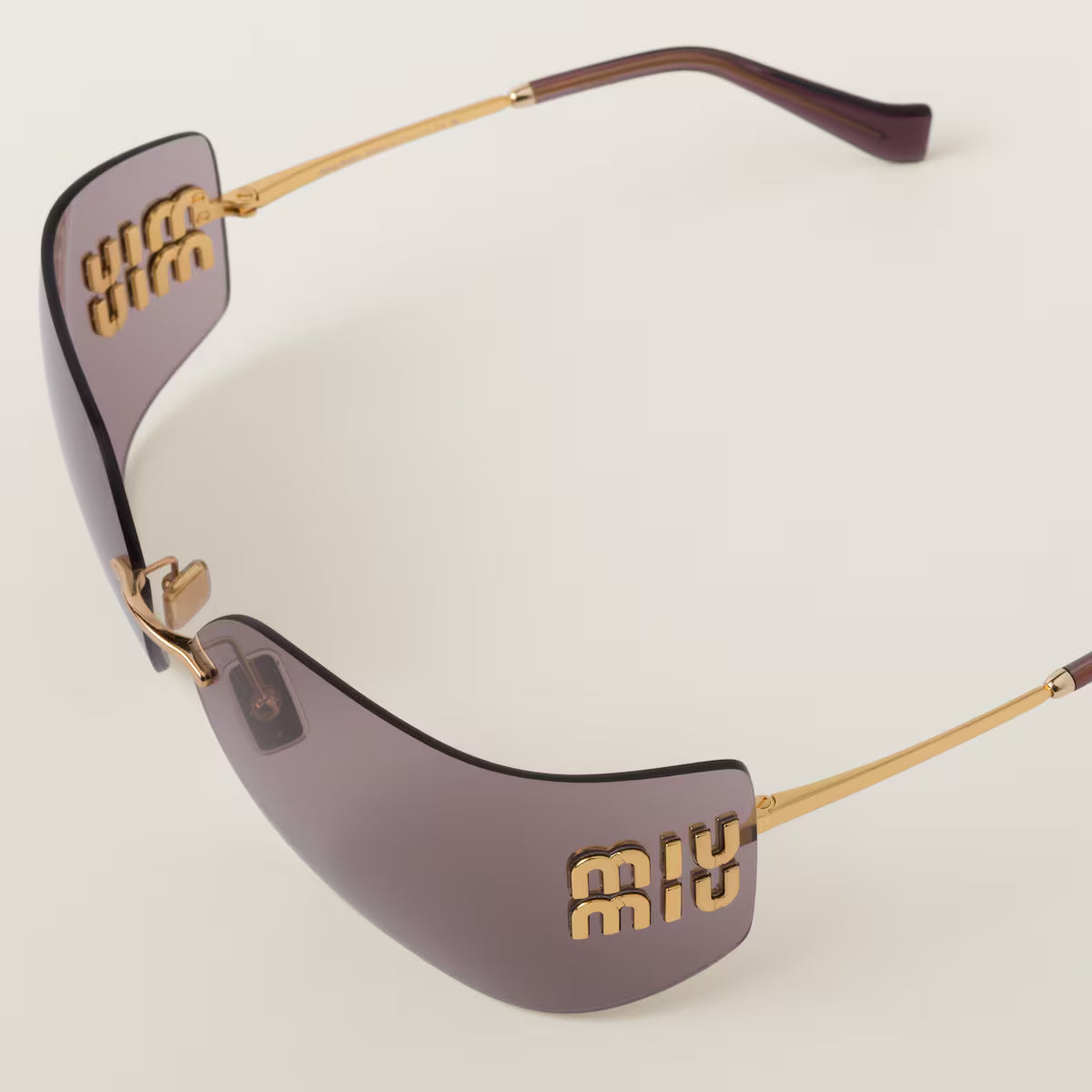 Aube Sunglasses Mauve Lenses Large Version
