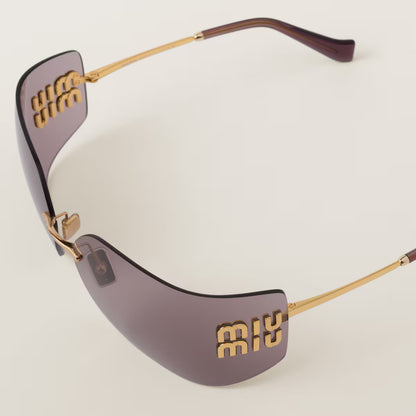 Aube Sunglasses Mauve Lenses Large Version