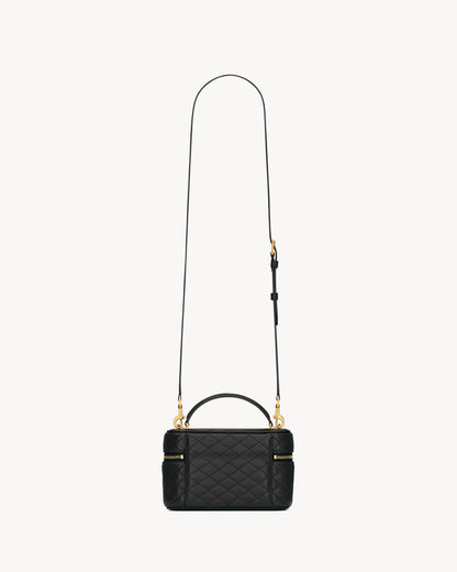 GABY VANITY Medium Black Leather Bag
