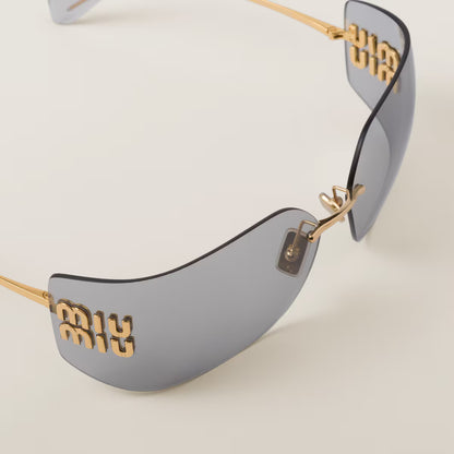 Aube Sunglasses Light Grey Lenses Large Version