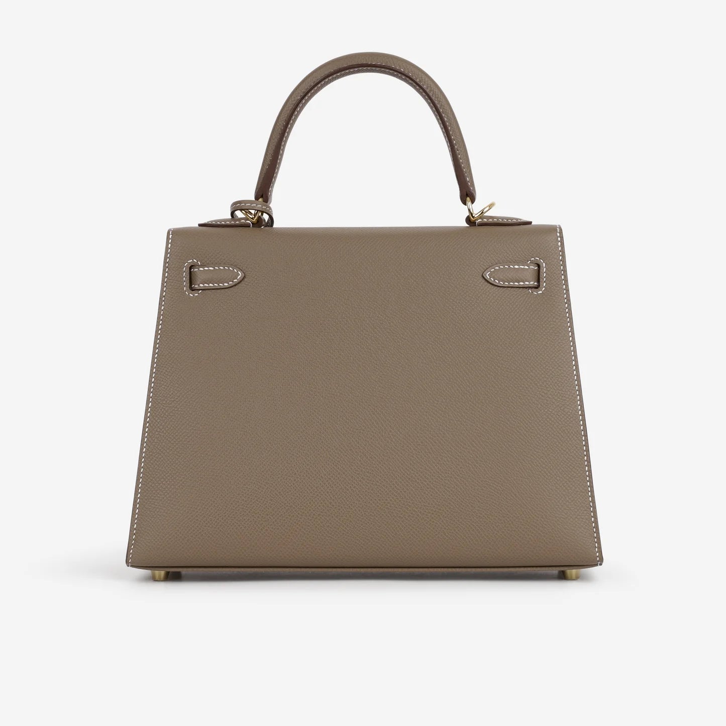 Kelly 25 Etoupe with gold hardware Epsom