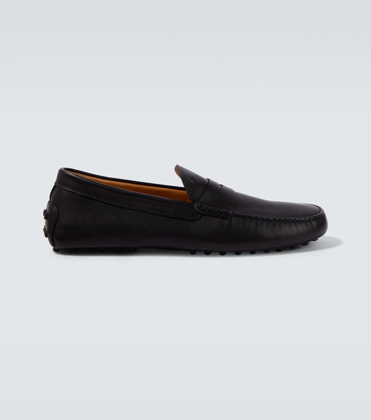 Mocassini Gommino in pelle nero