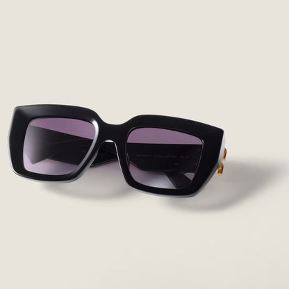 Miu Glimpse Sunglasses Gradient Smoke Grey Lenses