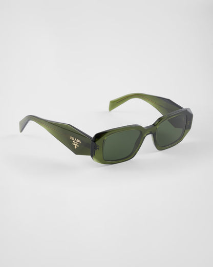 PP Symbole Geometric Sunglasses with Forest Lenses