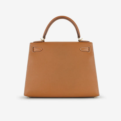 Kelly 28 Gold with gold hardware Epsom