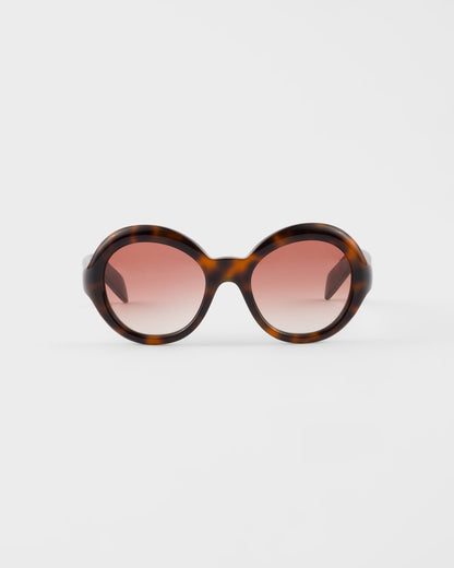 Round Sunglasses with Powder Gradient Lenses