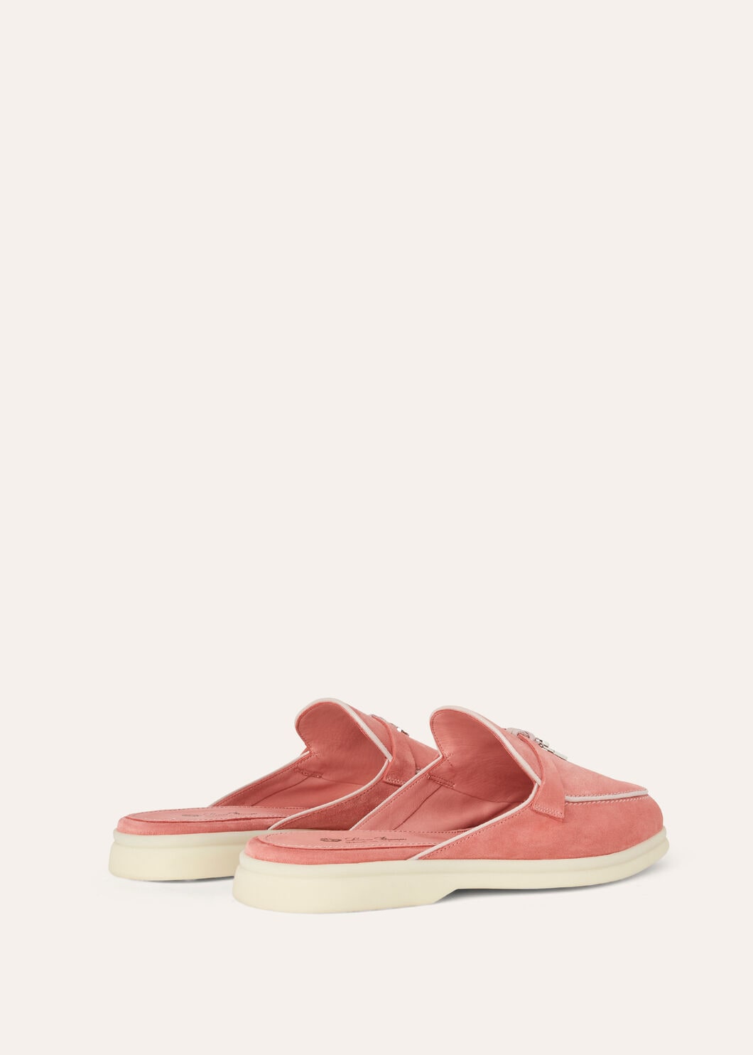 Babouche Charms Walk in pelle scamosciata rossa donna