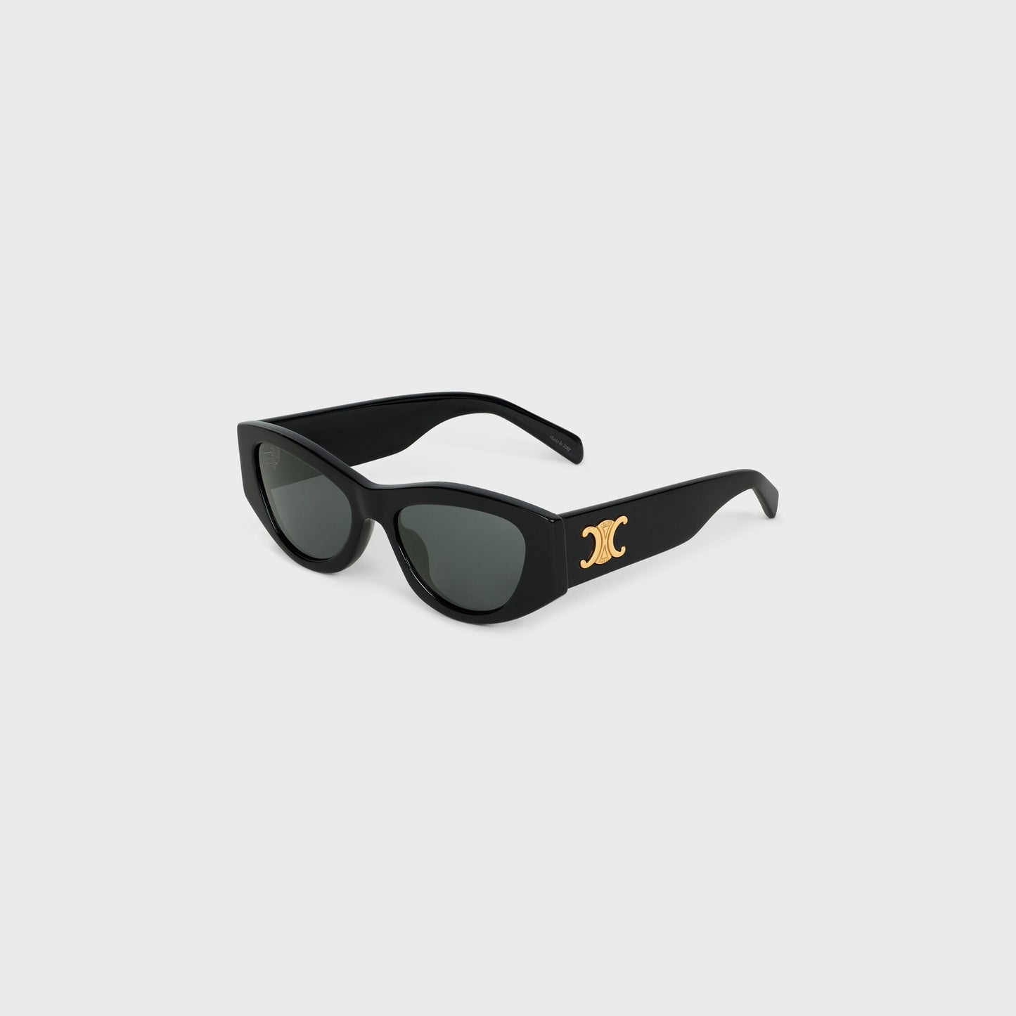 Occhiali da sole Triomphe 15 in acetato nero donna